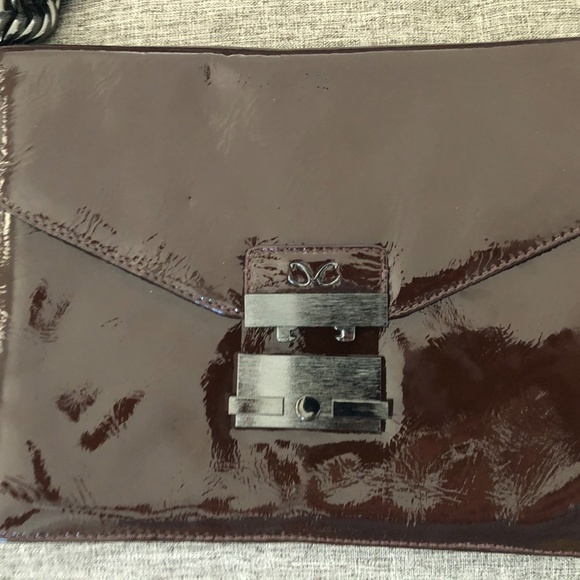 Monika Chiang Plum Leather Purse - Picture 9 of 9